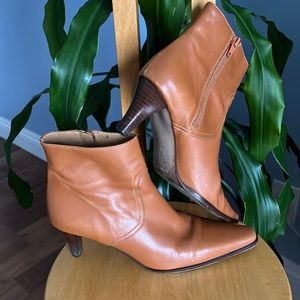 Coach Tan Ankle Boots